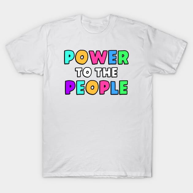 Power To The People T-Shirt by Football from the Left